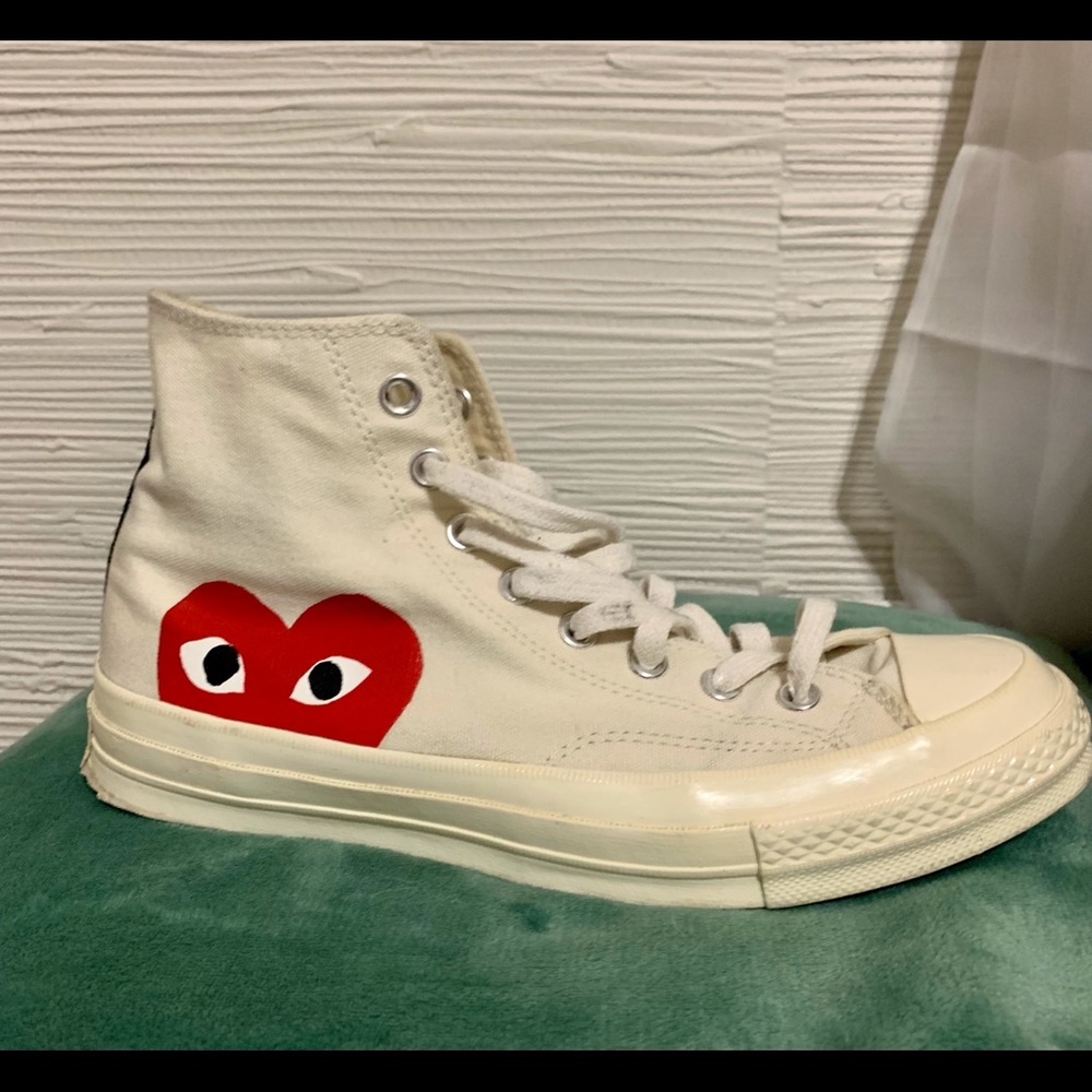 Comme Des Garçons Converse size 10 women, 8.5 men